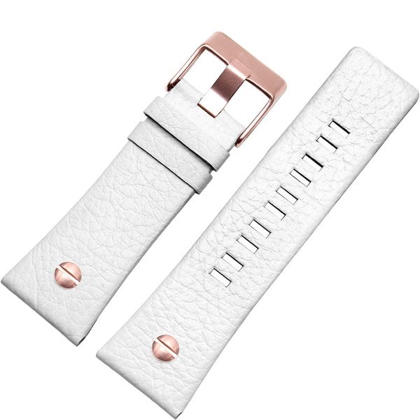 for dermal strap dz7257 dz4318 dz7313 genuine leather strap 24mm 26mm 28mm 30mm white, Black;brown
for dermal strap dz7257 dz4318 dz7313 genuine leather strap 24mm 26mm 28mm 30mm white, Black;brown