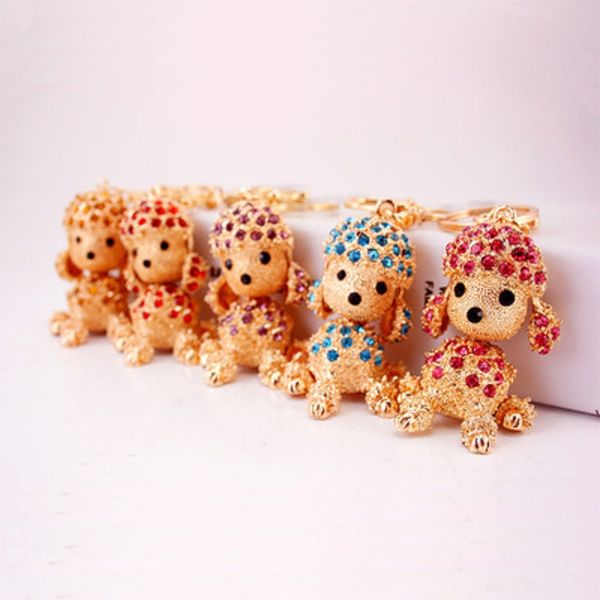 poodle dog key chains keyring crystal rhinestone women holder bag charm car keychain ring jewelry wedding favor 10 colors accessories, Silver
poodle dog key chains keyring crystal rhinestone women holder bag charm car keychain ring jewelry wedding favor 10 colors accessories, Silver