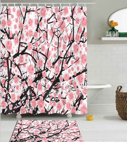 peach blossom design pattern irish decorations 3d print waterproof bathroom decor fabric shower curtains floor mats sets
peach blossom design pattern irish decorations 3d print waterproof bathroom decor fabric shower curtains floor mats sets