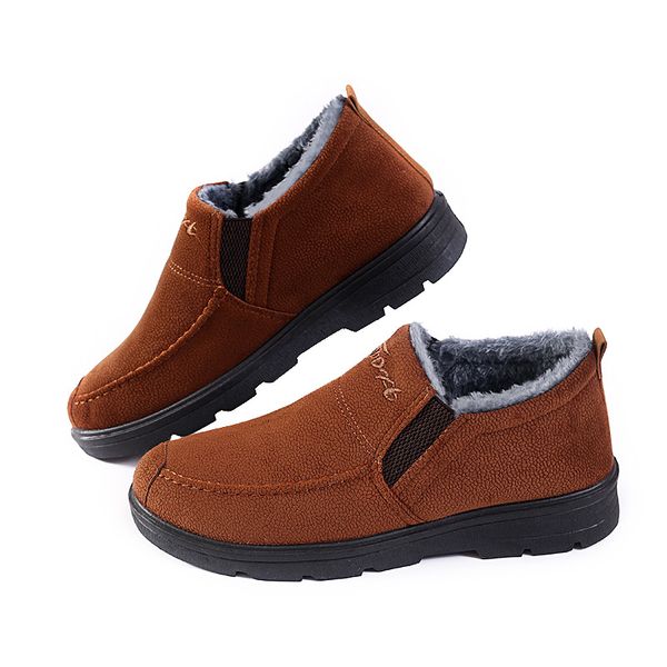 men winter non-slip boots warm comfortable working shoes retro winter snow boots men shoes father cotton boots chaussure homme, Black
men winter non-slip boots warm comfortable working shoes retro winter snow boots men shoes father cotton boots chaussure homme, Black