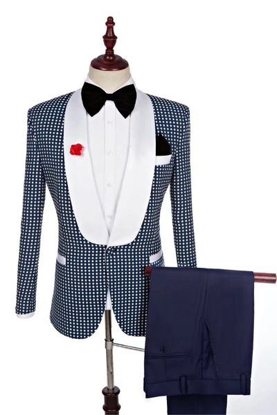 custom made groomsmen shawl white lapel groom tuxedos navy blue men suits wedding man (jacket+pants+tie+hankerchief, White;black
custom made groomsmen shawl white lapel groom tuxedos navy blue men suits wedding man (jacket+pants+tie+hankerchief, White;black