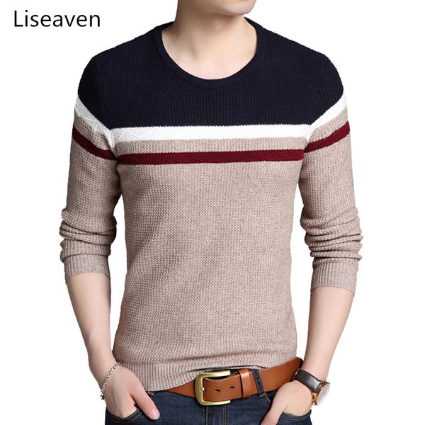 liseaven men pullover sweater winter warm long sleeve pullovers men's clothing, White;black
liseaven men pullover sweater winter warm long sleeve pullovers men's clothing, White;black