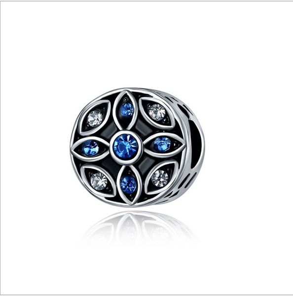 fits pandora bracelets blue snowflake flower silver charms bead dangle charm beads for wholesale diy european sterling necklace jewelry, Black
fits pandora bracelets blue snowflake flower silver charms bead dangle charm beads for wholesale diy european sterling necklace jewelry, Black
