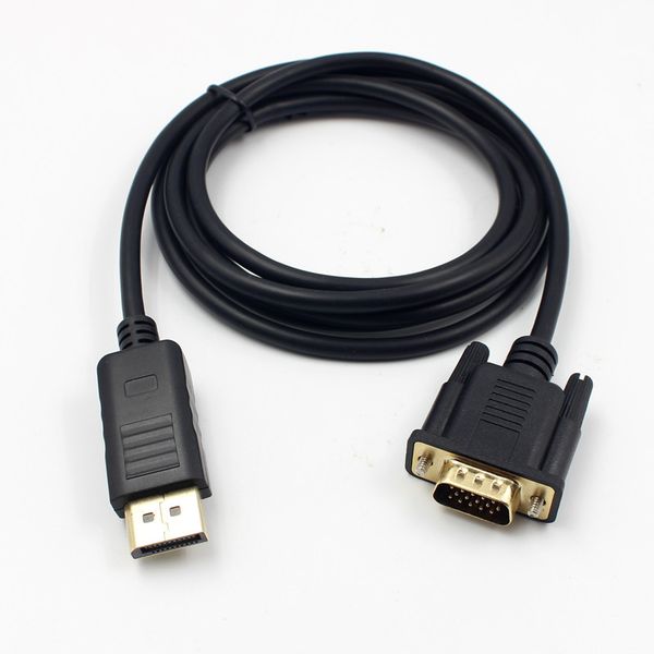 1.8 м DisplayPort для VGA конвертер кабель-адаптер DP мужчин и VGA мужской кабель-адаптер 1080P дисплей порт разъем для Macbook HDTV проектор
1.8 м DisplayPort для VGA конвертер кабель-адаптер DP мужчин и VGA мужской кабель-адаптер 1080P дисплей порт разъем для Macbook HDTV проектор
