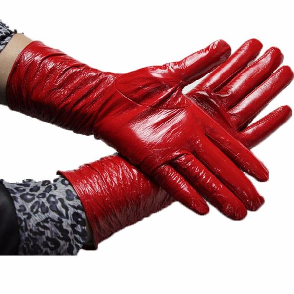 guantes mujer new women ladies fashion japanned leather gloves solid mittens short paragraph, Blue;gray
guantes mujer new women ladies fashion japanned leather gloves solid mittens short paragraph, Blue;gray