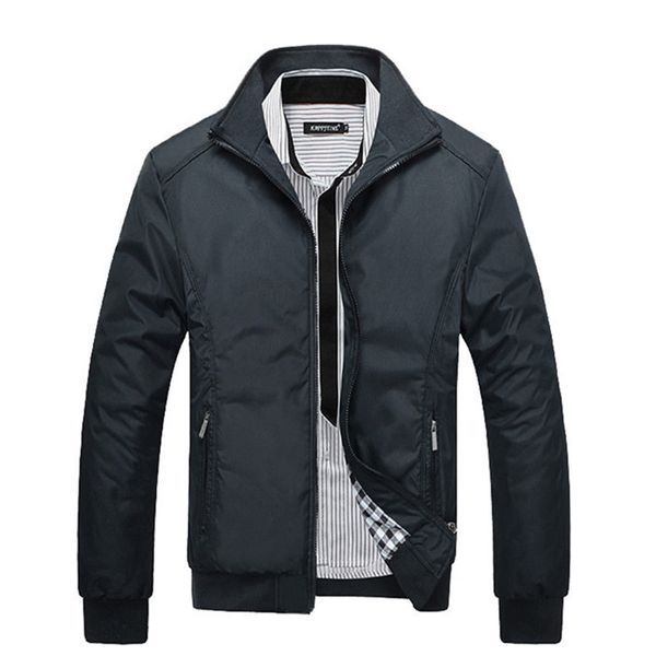 men jacket casual rib long sleeve slim zipper bomber biker jacket mandarin collar coat autumn outwear 2018 new hot, Black;brown
men jacket casual rib long sleeve slim zipper bomber biker jacket mandarin collar coat autumn outwear 2018 new hot, Black;brown
