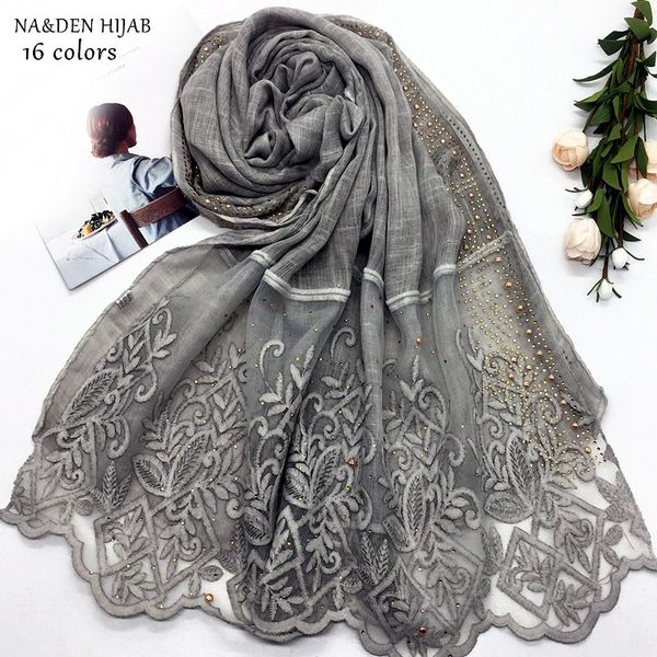 new gold rhinestone edges hijab scarf lace shawl embroidery flower fashion women scarves shawls brand wrap soft muffler 16colors
new gold rhinestone edges hijab scarf lace shawl embroidery flower fashion women scarves shawls brand wrap soft muffler 16colors