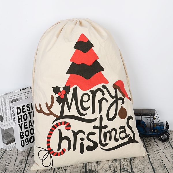 2018 christmas gift bags large organic heavy canvas bag drawstring bag with reindeers santa claus sack bags christmas decorations 1pcs
2018 christmas gift bags large organic heavy canvas bag drawstring bag with reindeers santa claus sack bags christmas decorations 1pcs