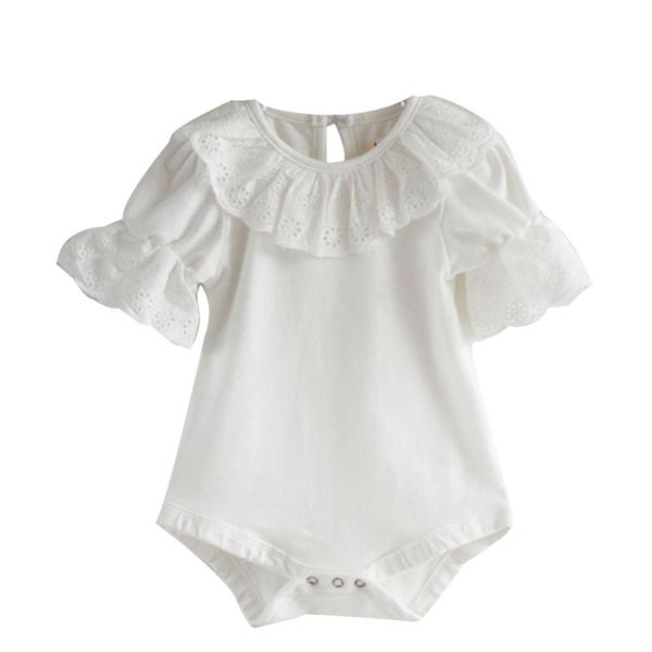 flower lace crochet collar infant toddler baby girls short flare sleeve solid color bodysuit jumpsuit one pieces sunsuit outfits, Blue
flower lace crochet collar infant toddler baby girls short flare sleeve solid color bodysuit jumpsuit one pieces sunsuit outfits, Blue