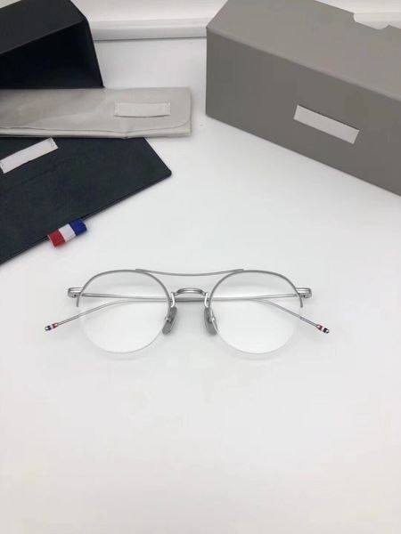 new eyeglasses frame clear lens glasses frame restoring ancient ways oculos de grau men and women myopia eye glasses frames tb01 with case, Silver
new eyeglasses frame clear lens glasses frame restoring ancient ways oculos de grau men and women myopia eye glasses frames tb01 with case, Silver