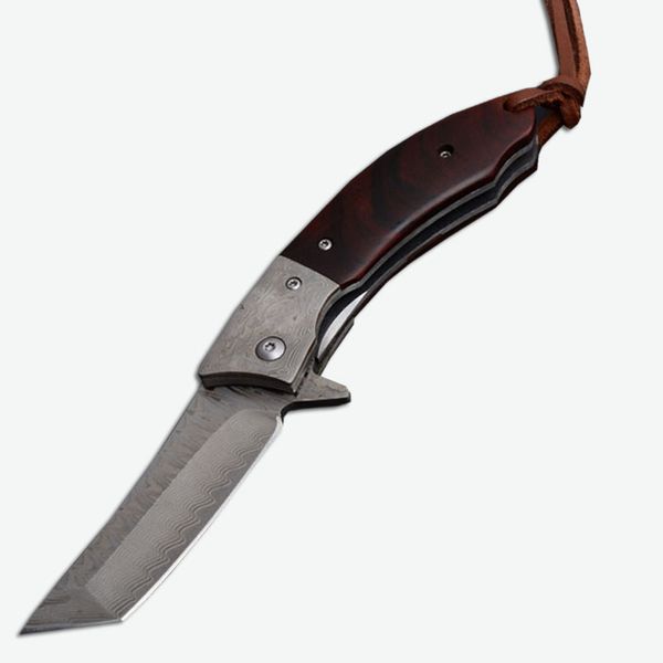 Tanto Blade Damascus Tactical Folding Pocket Knife Wood Natural Abalone Handle Top Quality Tactical Rescue Knives EDC Utility Tools P539F
Tanto Blade Damascus Tactical Folding Pocket Knife Wood Natural Abalone Handle Top Quality Tactical Rescue Knives EDC Utility Tools P539F