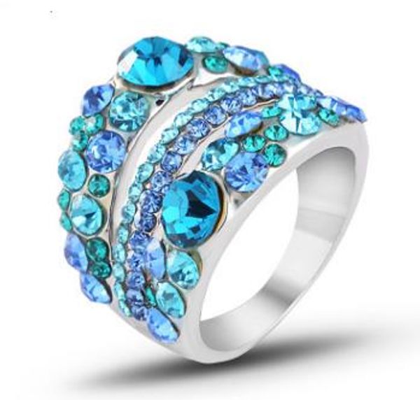 europe and the united states exquisite small jewelry wholesale luxury high-quality temperament with diamond ring, Silver
europe and the united states exquisite small jewelry wholesale luxury high-quality temperament with diamond ring, Silver