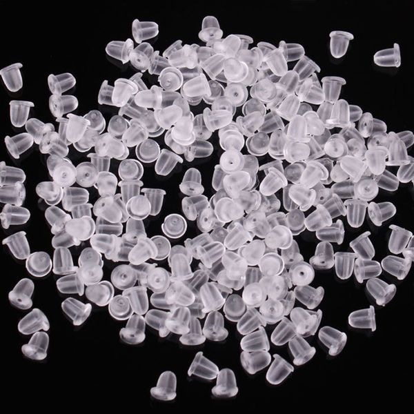 100 pcs/lot plastic silicone rubber earring back ser earnut stud earring plugs diy jewelry findings accessories ear plugging, White
100 pcs/lot plastic silicone rubber earring back ser earnut stud earring plugs diy jewelry findings accessories ear plugging, White