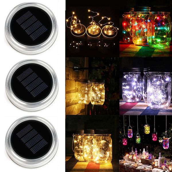 Solar LED Mason Jars Light Up Lid 10 LED String Fairy Star Lights Screw on Silver Lids for Mason Glass Jars Christmas string Lights
Solar LED Mason Jars Light Up Lid 10 LED String Fairy Star Lights Screw on Silver Lids for Mason Glass Jars Christmas string Lights