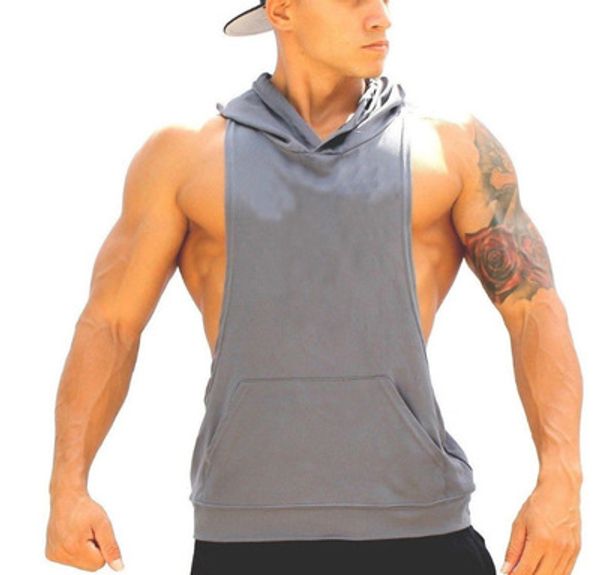 Men Athletic Vest Top Body Shaper Sleeveless Hooded Casual Tee Gym Male Basic Wear 6 Color Large Yard
Men Athletic Vest Top Body Shaper Sleeveless Hooded Casual Tee Gym Male Basic Wear 6 Color Large Yard