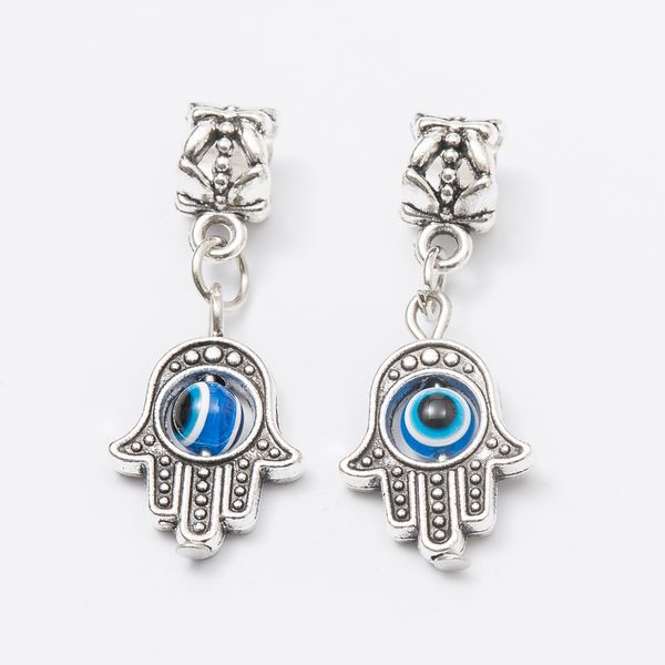 100 pcs turkish style zinc alloy fatima hand pendant silver evil eye charm fit pandora bracelet&bangle necklace jewelry making, Bronze;silver
100 pcs turkish style zinc alloy fatima hand pendant silver evil eye charm fit pandora bracelet&bangle necklace jewelry making, Bronze;silver