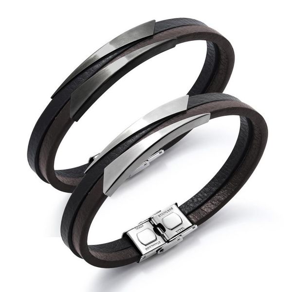 fashion titanium steel bracelet for men punk bracelet leather bangle jewelry 2018 new arrival trendy male wristband, Golden;silver
fashion titanium steel bracelet for men punk bracelet leather bangle jewelry 2018 new arrival trendy male wristband, Golden;silver