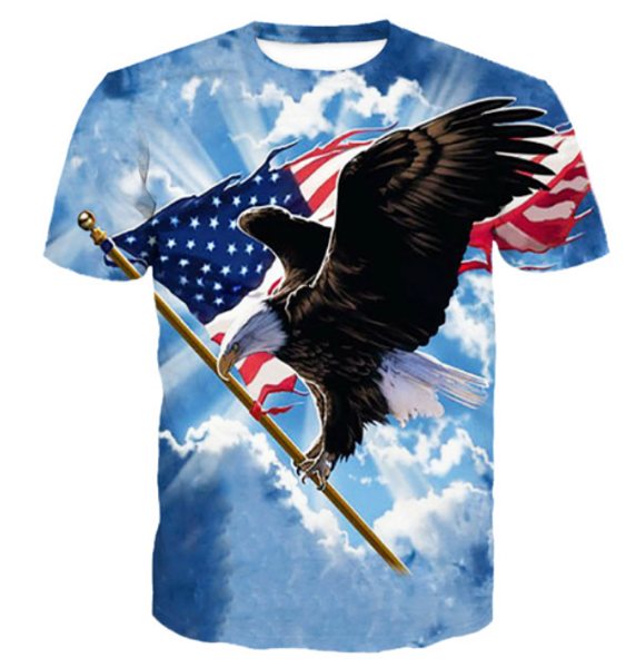 new arrival men/women eagle american flag 3d printed t-shirt summe fashion hip hop casual t-shirt u382, White;black
new arrival men/women eagle american flag 3d printed t-shirt summe fashion hip hop casual t-shirt u382, White;black