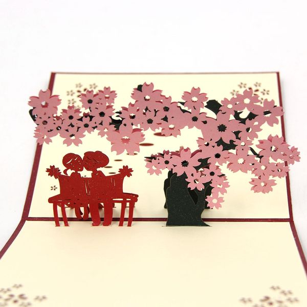 1pcs 13*16cm 3d up cherry tree with love greeting cards & gift handmade cards laser cut for valentine's day anniversary
1pcs 13*16cm 3d up cherry tree with love greeting cards & gift handmade cards laser cut for valentine's day anniversary