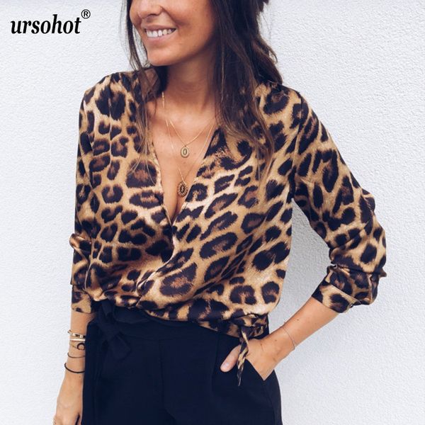 ursoleopard print blouse shirts women 2018 autumn long sleeve v neck blouses streetwear brief blusa female, White
ursoleopard print blouse shirts women 2018 autumn long sleeve v neck blouses streetwear brief blusa female, White
