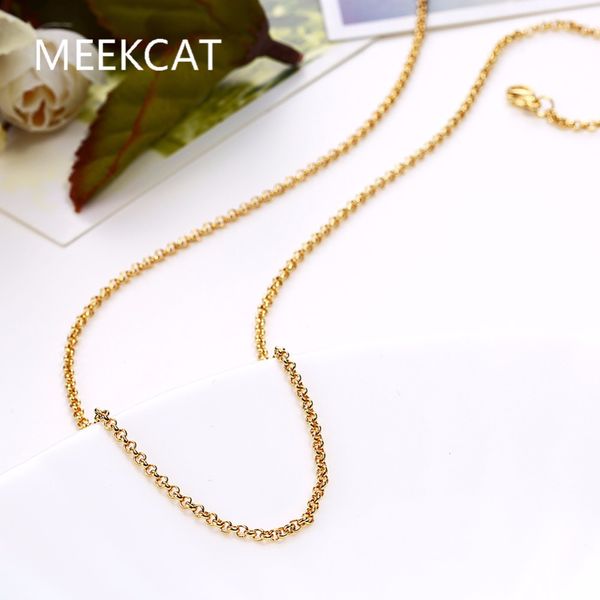 meekcat women's 1.5mm rolo chain 18'' 46+5cm style chains necklace golden fashion jewelry section gift pouches free, Silver
meekcat women's 1.5mm rolo chain 18'' 46+5cm style chains necklace golden fashion jewelry section gift pouches free, Silver