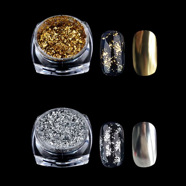 gold silver nail glitter aluminum flakes magic mirror effect powders sequins nail gel polish chrome pigment decorations, Silver;gold
gold silver nail glitter aluminum flakes magic mirror effect powders sequins nail gel polish chrome pigment decorations, Silver;gold