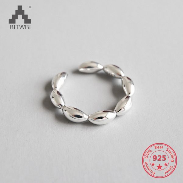new unique ellipse beads rings 925 sterling silver rings geometric open for women bague femme anel feminino aneis, Golden;silver
new unique ellipse beads rings 925 sterling silver rings geometric open for women bague femme anel feminino aneis, Golden;silver
