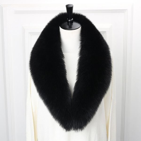 furart 2018 pure real natural fur collar women's autumn and winter warm fur big scarf wild collar hhl-15, Blue;gray
furart 2018 pure real natural fur collar women's autumn and winter warm fur big scarf wild collar hhl-15, Blue;gray