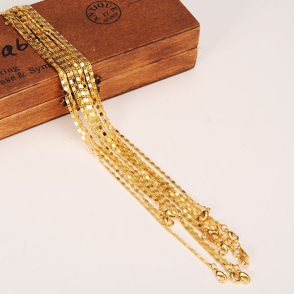 24k fine gold filled select girl women/men 12pcs/lot assemble length 50cm wholesale small size chain thin necklaces, Silver
24k fine gold filled select girl women/men 12pcs/lot assemble length 50cm wholesale small size chain thin necklaces, Silver