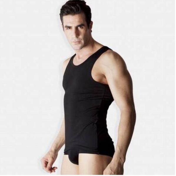 size m-2xl man' cotton solid color seamless underwear brand clothing vest comfortable undershirt in men' undershirts, White;black
size m-2xl man' cotton solid color seamless underwear brand clothing vest comfortable undershirt in men' undershirts, White;black