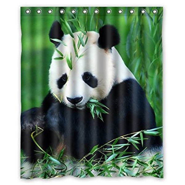 custom bath curtains panda bamboo 160x180cm fabric bathroom accessories shower curtain with hooks
custom bath curtains panda bamboo 160x180cm fabric bathroom accessories shower curtain with hooks