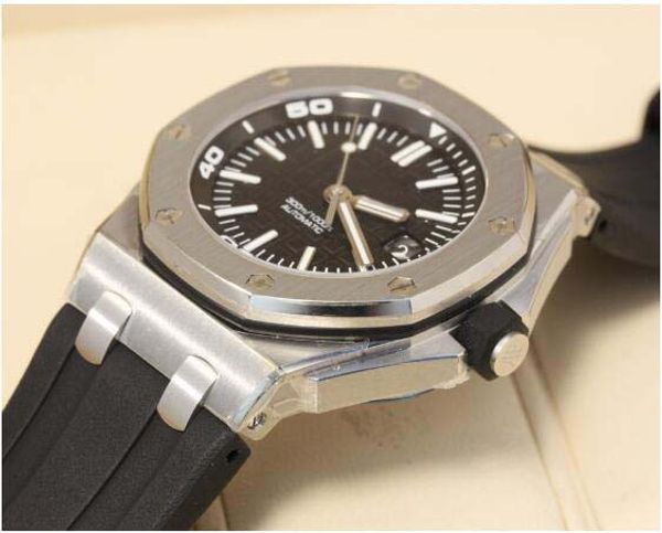 luxury watch rubber bracelet offshore diver 15703st.oo.a002ca.01 mechanical mens watch wristwatch, Slivery;brown
luxury watch rubber bracelet offshore diver 15703st.oo.a002ca.01 mechanical mens watch wristwatch, Slivery;brown