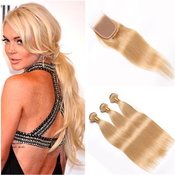 #27 honey blonde virgin brazilian human hair weave bundles with closure 4pcs lot strawberry blonde 4x4 lace front closure with wefts, Black;brown
#27 honey blonde virgin brazilian human hair weave bundles with closure 4pcs lot strawberry blonde 4x4 lace front closure with wefts, Black;brown