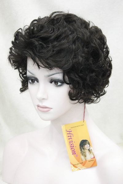gt;>>fashion dark brown curly women's short wavy wig for everyday wig, Black;brown
gt;>>fashion dark brown curly women's short wavy wig for everyday wig, Black;brown