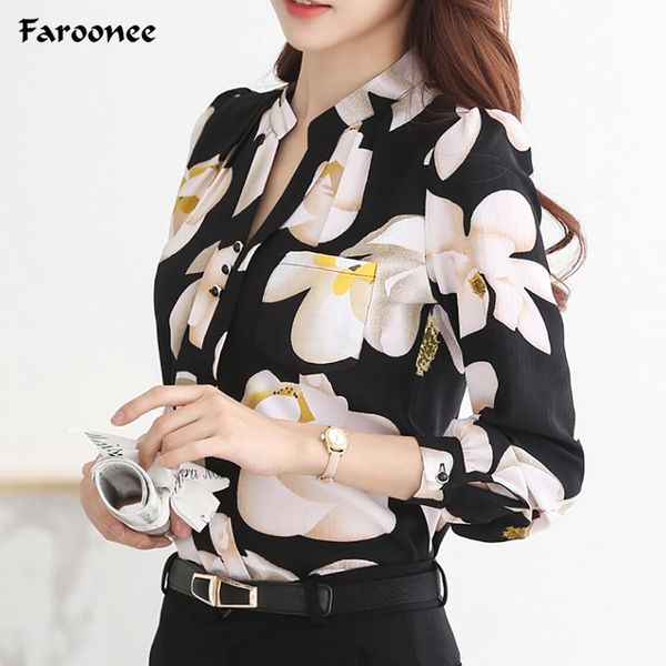 new 2018 autumn fashion v-neck chiffon blouses slim women chiffon blouse office work wear shirts women plus size blusas, White
new 2018 autumn fashion v-neck chiffon blouses slim women chiffon blouse office work wear shirts women plus size blusas, White