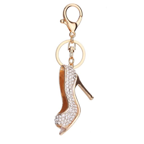 fashion crystal high heel rhinestone keychain shoe charm handbag car keys holder pendant keyring cx17, Silver
fashion crystal high heel rhinestone keychain shoe charm handbag car keys holder pendant keyring cx17, Silver