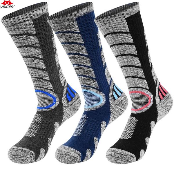 vbiger men warm sports socks climbing hiking running skiing socks cotton moisture-wicking over the calf 3 pairs, Black
vbiger men warm sports socks climbing hiking running skiing socks cotton moisture-wicking over the calf 3 pairs, Black