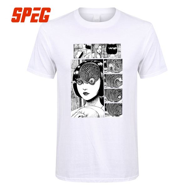 uzumaki cotton t shirt men junji ito tees horror manga tshirt men slim fit short t-shirt discount men's awesome clothes designs, White;black
uzumaki cotton t shirt men junji ito tees horror manga tshirt men slim fit short t-shirt discount men's awesome clothes designs, White;black