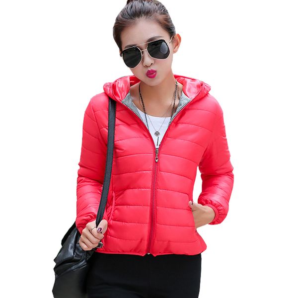 2018 new winter jacket women autumn hooded coat female spring jacket women padded cotton parkas casual thin light basic jackets, Black;brown
2018 new winter jacket women autumn hooded coat female spring jacket women padded cotton parkas casual thin light basic jackets, Black;brown