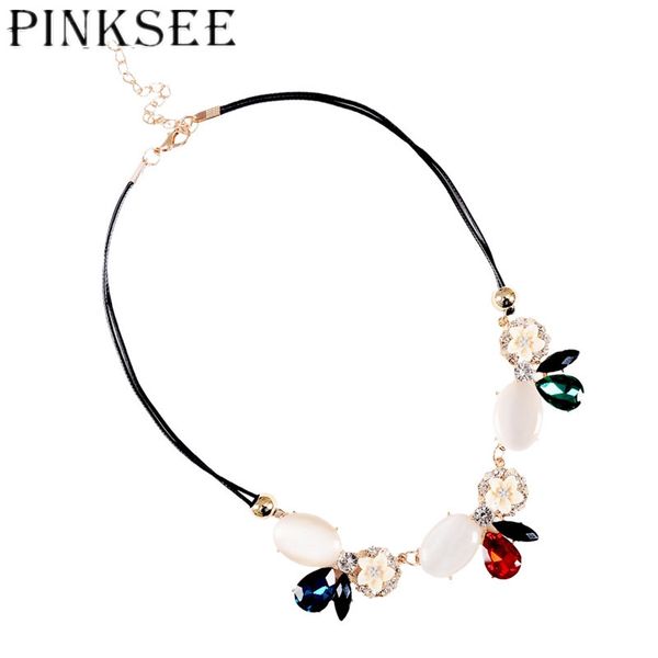 pinksee new arrival rhinestone colorful cute charm geometric flower choker necklaces & pendants sweet jewelry, Golden;silver
pinksee new arrival rhinestone colorful cute charm geometric flower choker necklaces & pendants sweet jewelry, Golden;silver