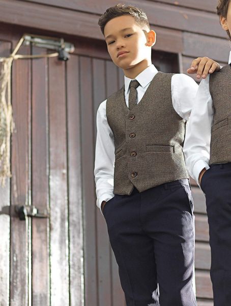 2019 two pieces boy formal wear wedding vest men groom vest (vest+tie, Black
2019 two pieces boy formal wear wedding vest men groom vest (vest+tie, Black