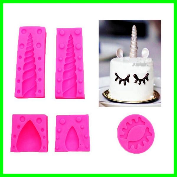 5 pcs/set unicorn silicone cake er molds fondant cake decoration molds unicorn horn ears and eyelash baking moulds
5 pcs/set unicorn silicone cake er molds fondant cake decoration molds unicorn horn ears and eyelash baking moulds