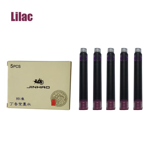 jinhao lots of 25 pcs lilac ink cartridges for fountain pen peachblow red coffee for choice, Black;red
jinhao lots of 25 pcs lilac ink cartridges for fountain pen peachblow red coffee for choice, Black;red