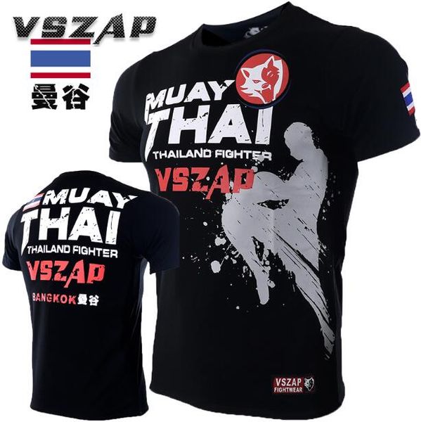 VSZAP муай тай Таиланд тайский бокс фитнес с коротким рукавом футболка MMA обучение борьбе боевые искусства.
VSZAP муай тай Таиланд тайский бокс фитнес с коротким рукавом футболка MMA обучение борьбе боевые искусства.