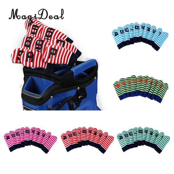 magideal 10 pcs knitted velvet golf iron head covers set knit sock headcover with no. (4-9pas) for right and left hander golfer
magideal 10 pcs knitted velvet golf iron head covers set knit sock headcover with no. (4-9pas) for right and left hander golfer