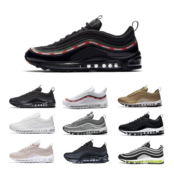 Cla ic 97 og running hoe men 3m 97 premium triple white black metallic gold ilver bullet neaker women air port boot ize 36 46
Cla ic 97 og running hoe men 3m 97 premium triple white black metallic gold ilver bullet neaker women air port boot ize 36 46