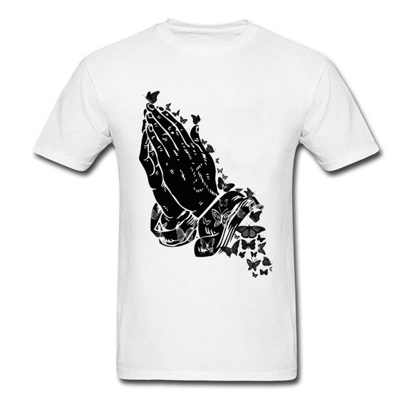 praying hands and butterflies crazy t-shirt for male 100% cotton summer t shirt tee shirt short sleeve brand crew neck, White;black
praying hands and butterflies crazy t-shirt for male 100% cotton summer t shirt tee shirt short sleeve brand crew neck, White;black