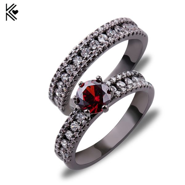 red ring sets new fashion wedding party red zircon rings for men and women black gold filled jewelry gifts bijoux accessories, Golden;silver
red ring sets new fashion wedding party red zircon rings for men and women black gold filled jewelry gifts bijoux accessories, Golden;silver