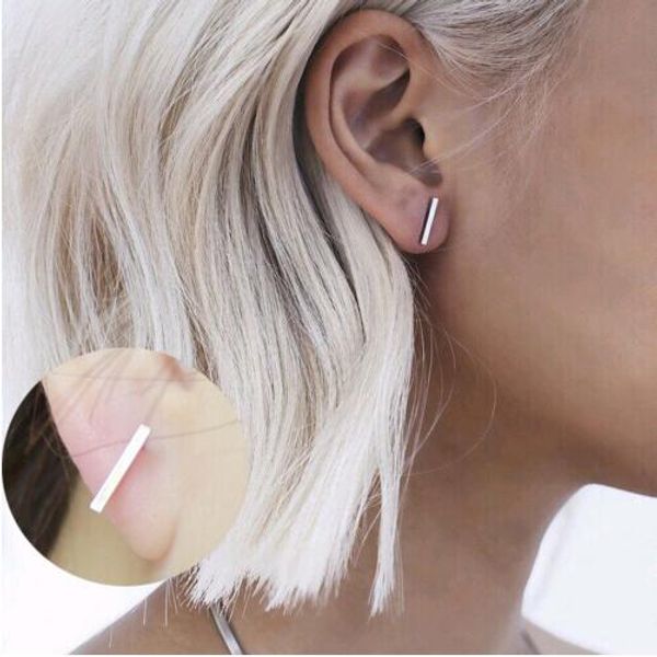 ey968 2016 new black punk silver gold earrings simple earrings senior t -bar earring girl woman jewelry ear, Golden;silver
ey968 2016 new black punk silver gold earrings simple earrings senior t -bar earring girl woman jewelry ear, Golden;silver