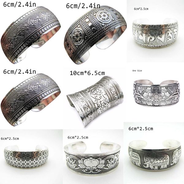 tibetan bohemian antalya bangles,antique silver plated carve statement festival turkish jewelry elephant peach flower turtle, Black
tibetan bohemian antalya bangles,antique silver plated carve statement festival turkish jewelry elephant peach flower turtle, Black